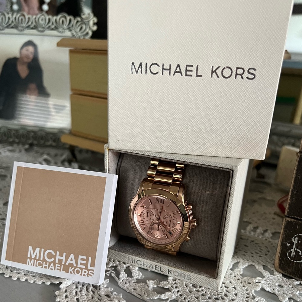 Michael Kors Rose Gold Watch